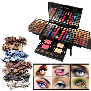 180 Colors Eye Shadow Blush Set - Personalized Piano-shaped Makeup Palette Box - Shop FeFe’s Fashion LLC