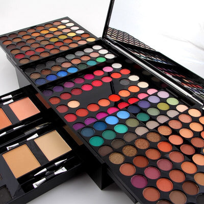 180 Colors Eye Shadow Blush Set - Personalized Piano-shaped Makeup Palette Box - Shop FeFe’s Fashion LLC