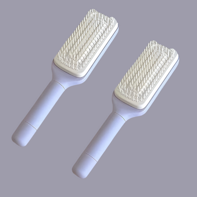 4 In 1 Self Cleaning Hair Brush New Self-Cleaning Anti-Static Massage Comb Scalable Rotate Lifting Self Cleaning Hairbrush - Shop FeFe’s Fashion LLC