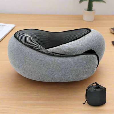 Travel Neck Pillow Durable U-Shaped Travel Memory Cotton Nap Neck Pillow Non-Deformed Airplane Cushion - Shop FeFe’s Fashion LLC