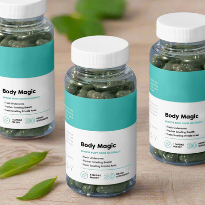 Natural Body Deodorizing Supplement for Odor Control and Freshness - All-Natural Body Deodorizing Supplement - Shop FeFe’s Fashion LLC