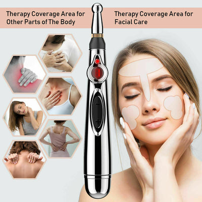 9 Gear Electronic Acupuncture Pen for Deep Tissue Massage, Muscle Relaxation, and Energy Meridian Treatment - Shop FeFe’s Fashion LLC